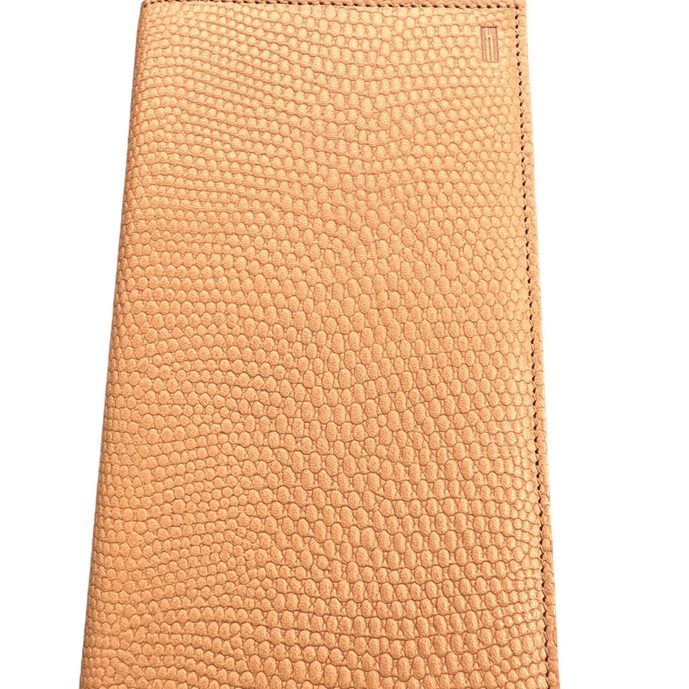 Hartmann tan checkbook wallet